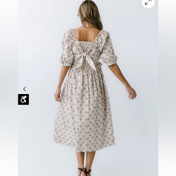 BOHME Gloria Floral Midi Dress - Picture 4 of 9